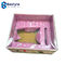 Transparent Lid Corrugated Paper Packaging Box Glossy Lamination