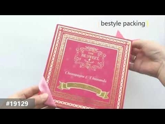 Custom Retail Luxury Chocolate Packaging Boxes Logo Printed Paper With Ribbon