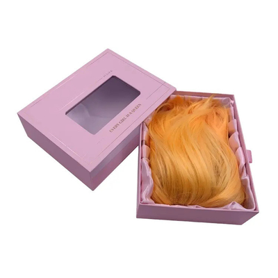 Customized wig packaging box, exquisite hairstyle color box, printed wig packaging box, customized