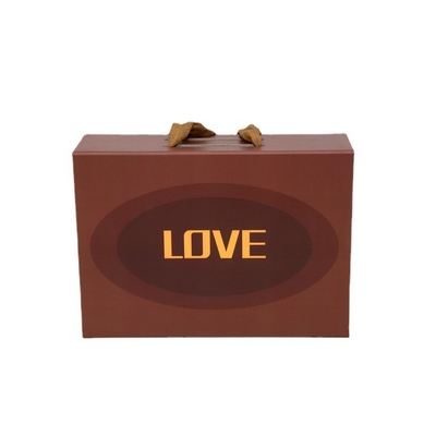 Wine Clothing Packaging Portable Folding Box Magnet High End Flip Gift Box